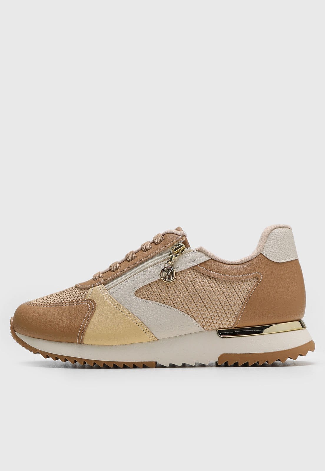 Tênis Modare Zíper Recortes