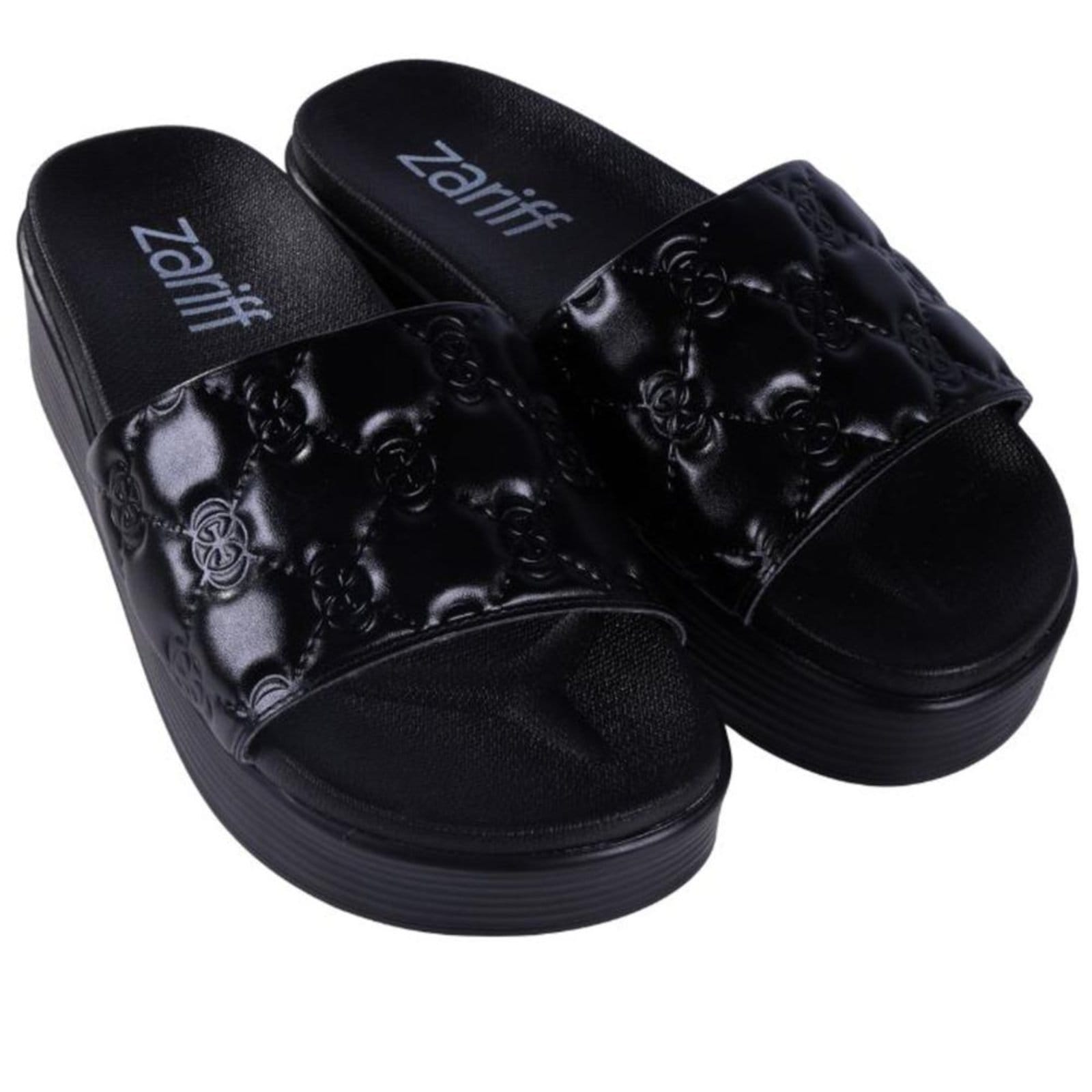 Vista 2 Papete Feminino Zariff 3059.1165 Preto Brilho Zariff incolor