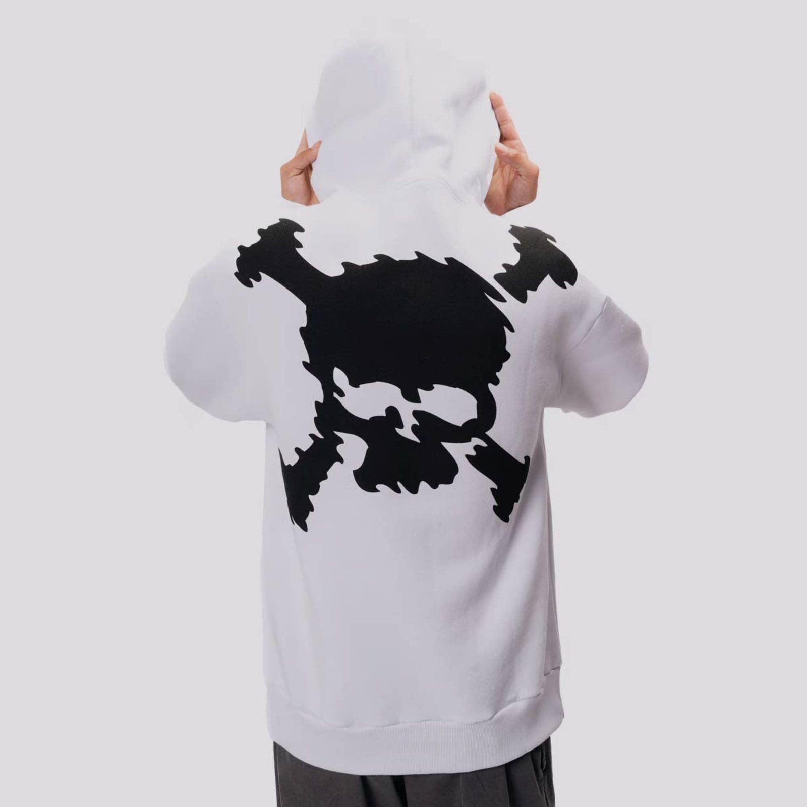 Vista 2 Moletom Oakley Skull Big Heritage Oakley branco