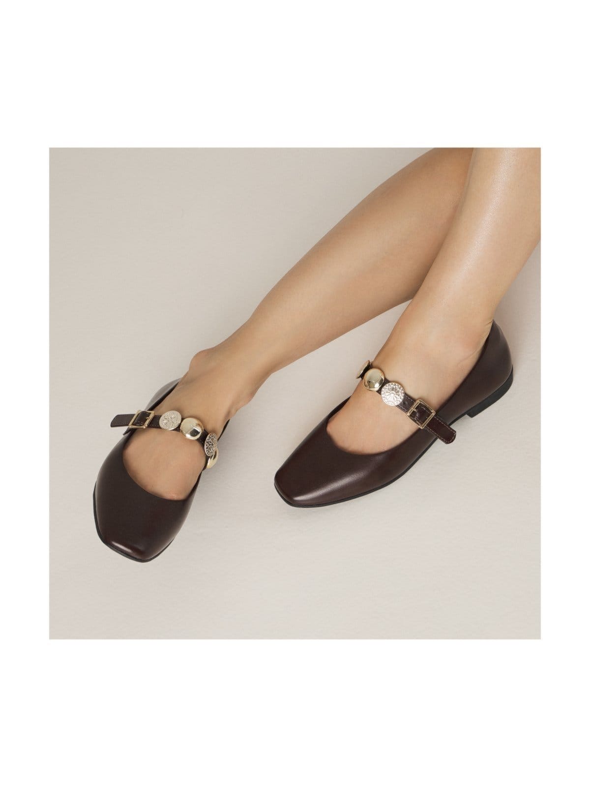 Vista 2 SAPATILHA CARLA DI VALENTINI NAPA Di Valentini marrom