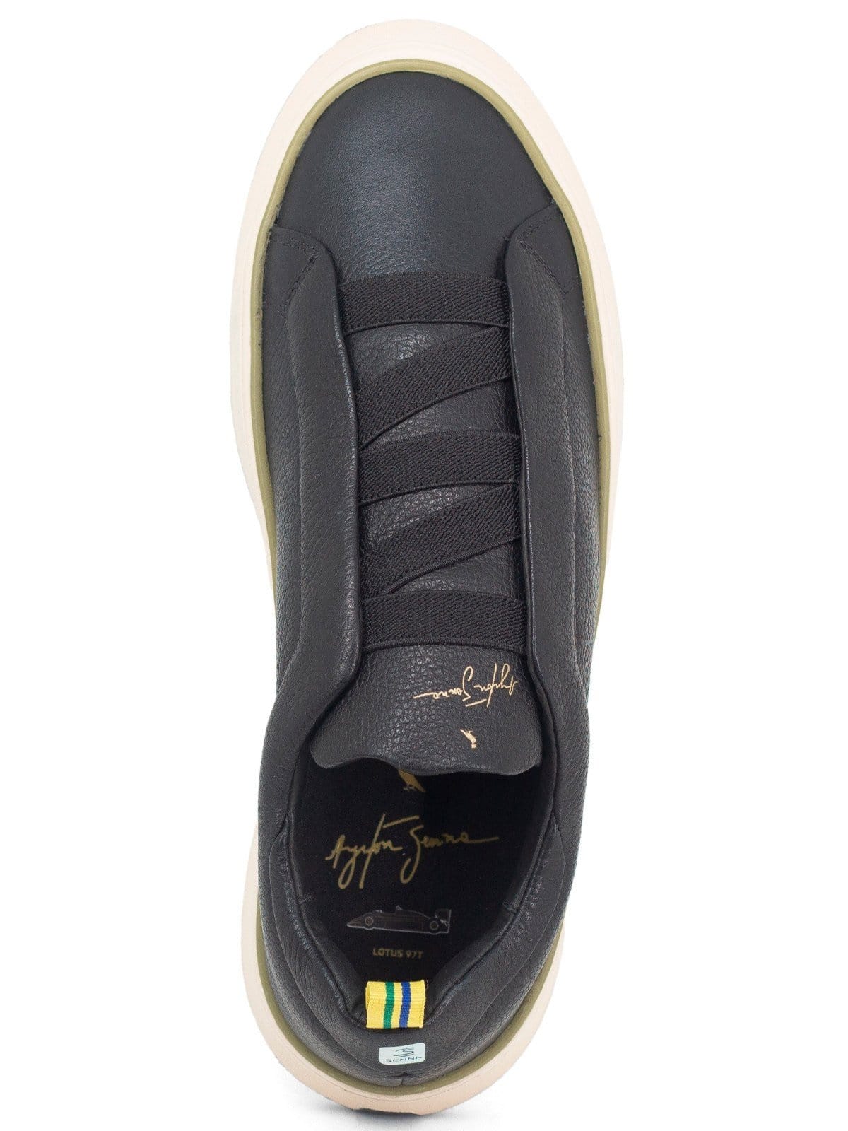 Vista 2 Tênis Masculino Reserva Go RSV Croma Senna Couro Edição Limitada RESERVA GO preto