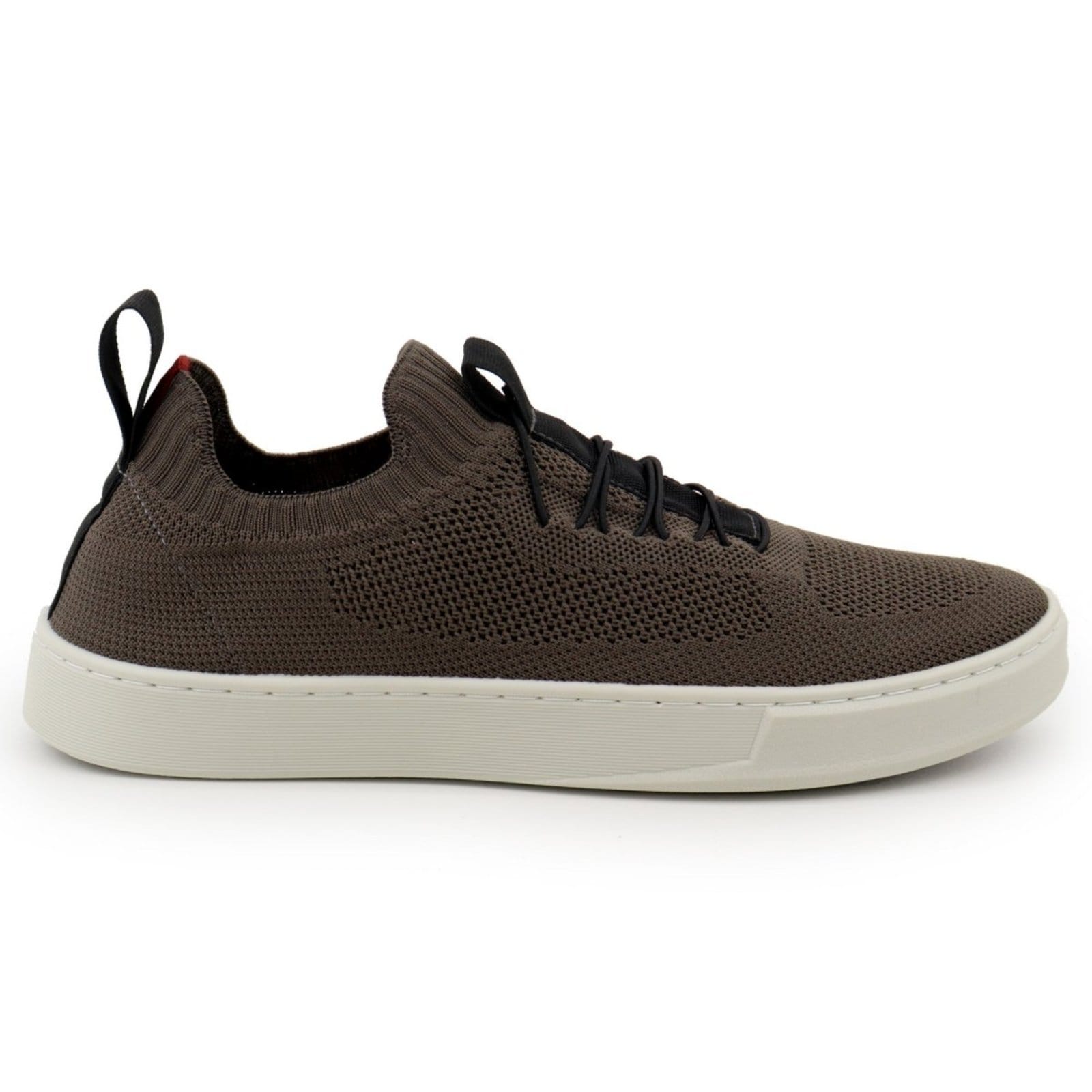 Vista 2 Sapato Casual Masculino Anna Andrade Sapatenis Slip On Knit Tênis Dia a Dia Leve Macio Anna Andrade marrom