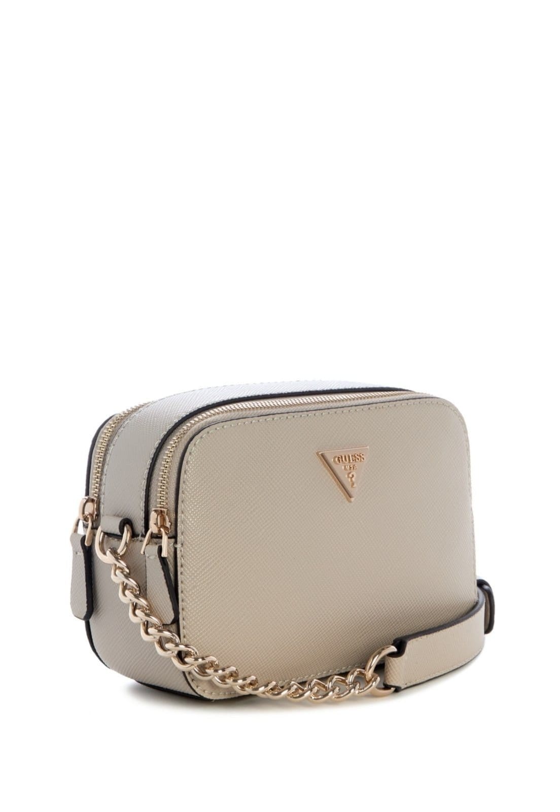 Vista 2 Bolsa Guess Noelle ll Camera Crossbody Guess cinza