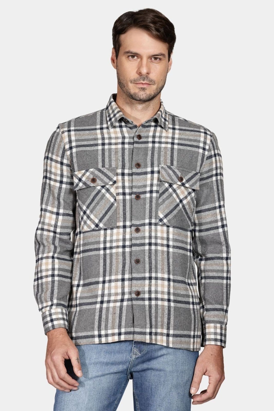 Camisa Aramis Overshirt Flanela Xadrez