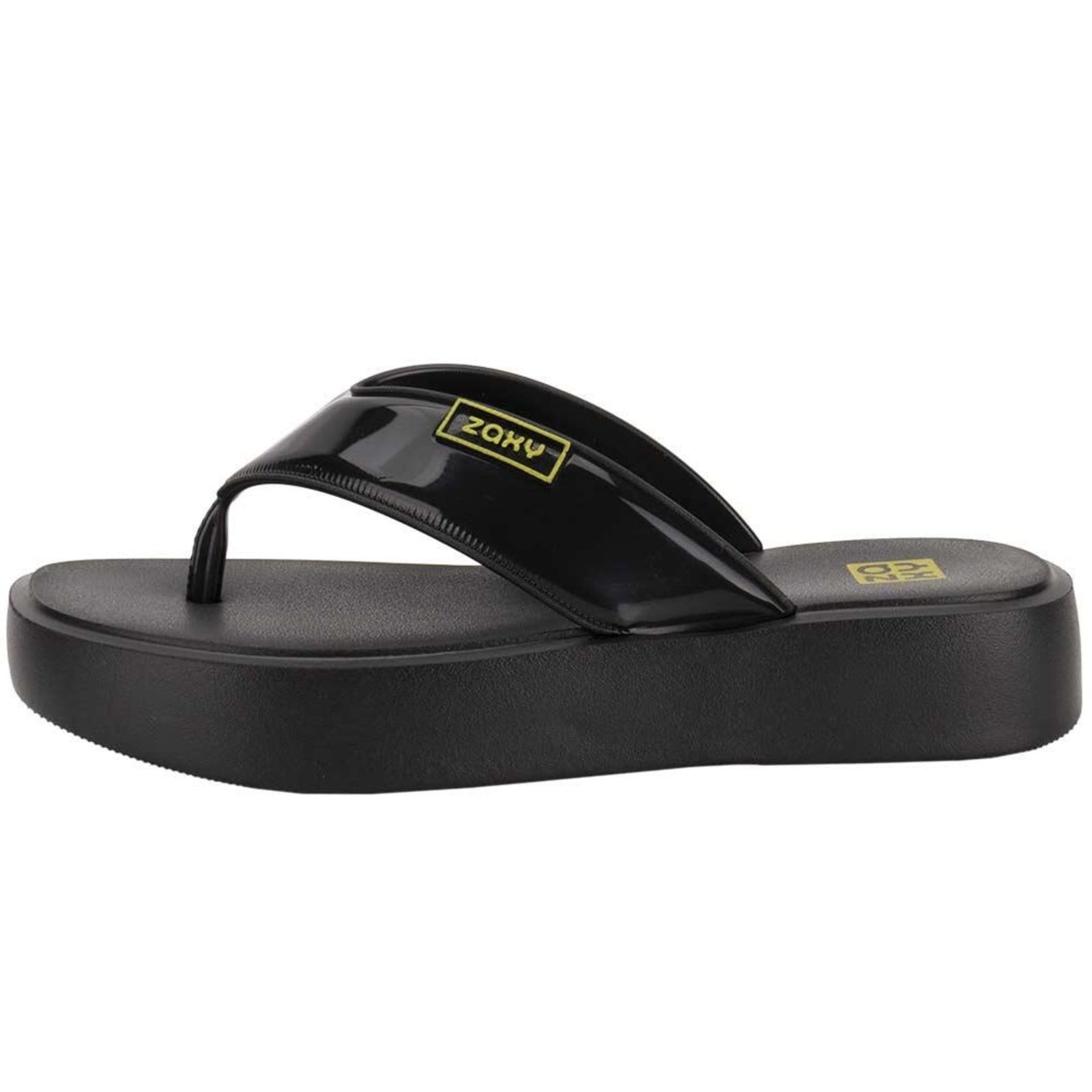 Vista 2 Tamanco Feminino Flat Trend Zaxy 19121 3299121 Zaxy preto