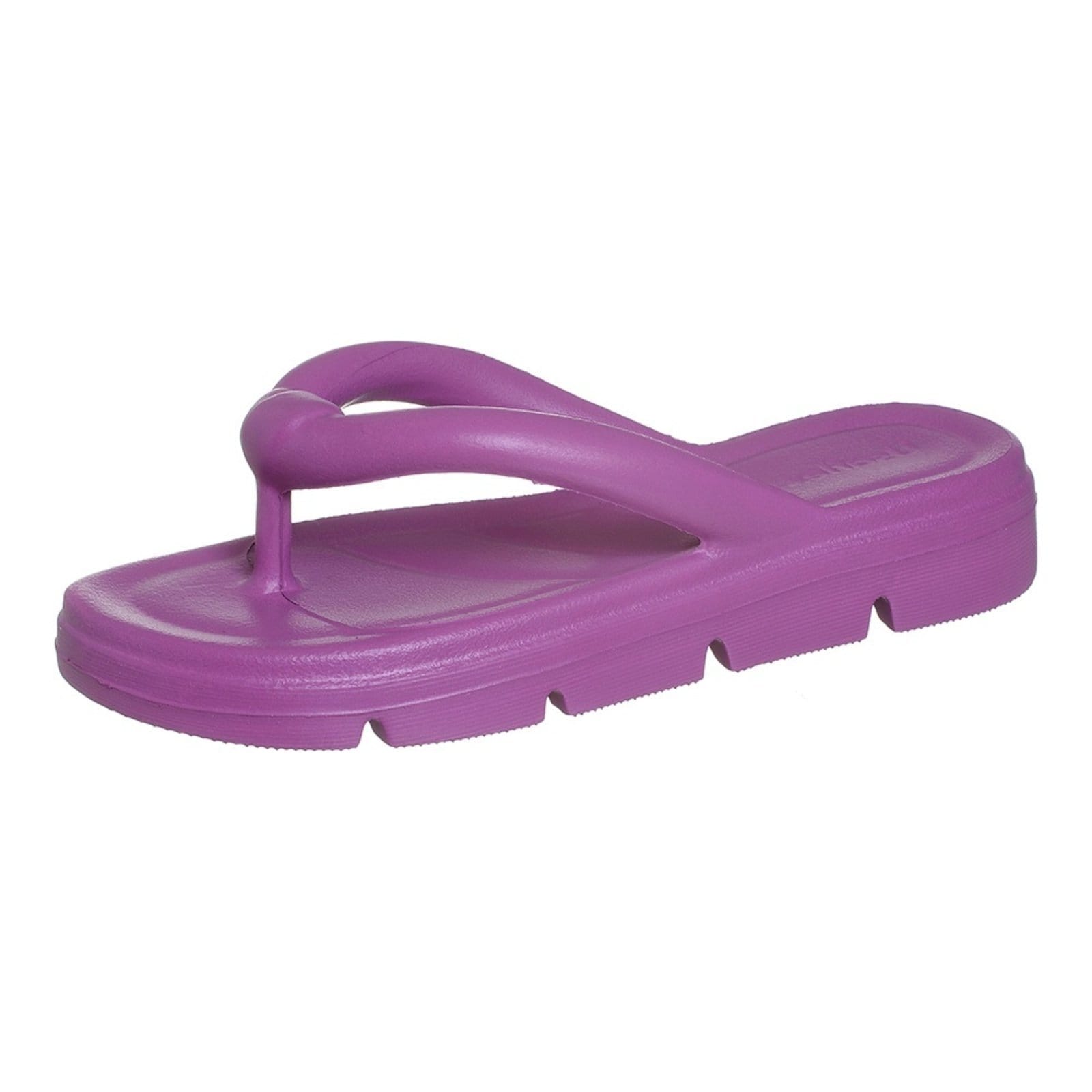 Chinelo Feminino Dedo Poofy Plataforma Eva Violeta