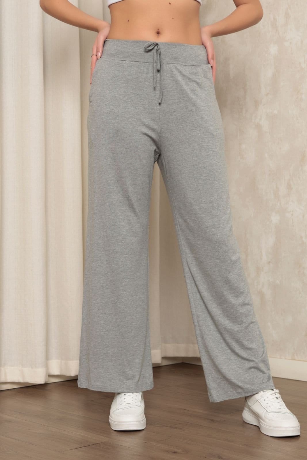 Vista 2 Calça Pantalona Malha Zipituka ZIPITUKA preto