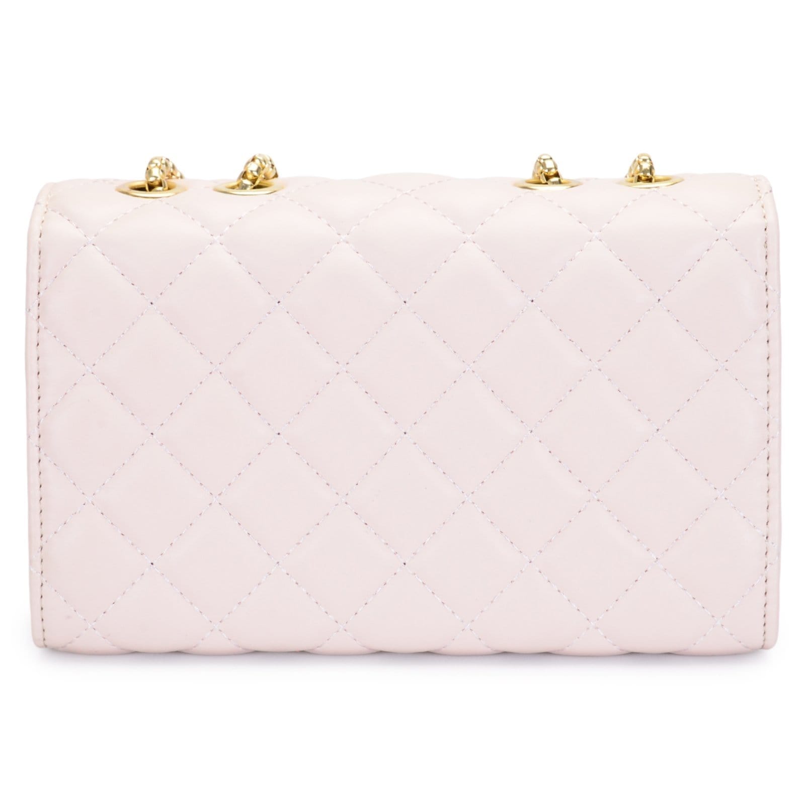 Vista 2 Bolsa Transversal Feminina Clutch Media Pedraria Bordada Elegante Marfim Rute Paula bege