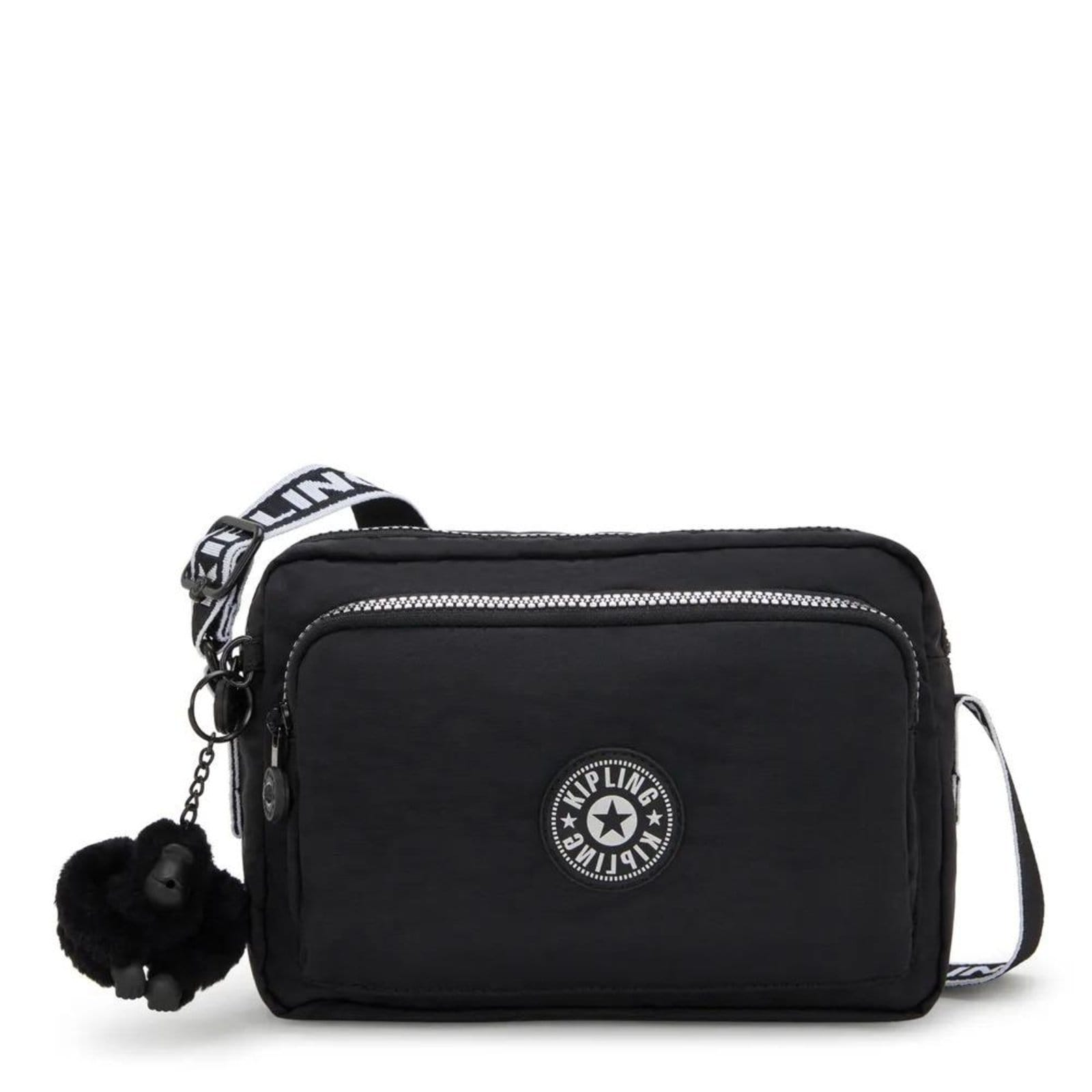 Bolsa Kipling Abanu M Zip Glorious Silver