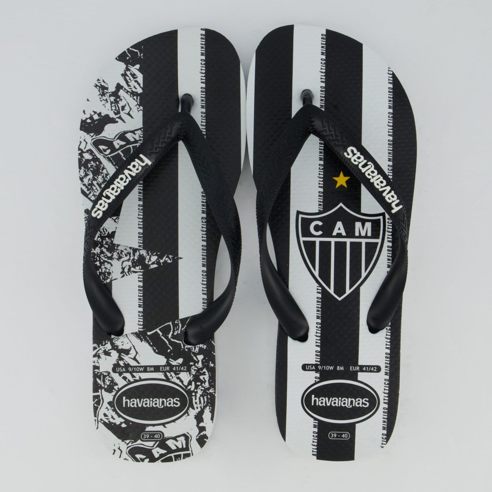 Chinelo Havaianas Atlético Mineiro e Branco