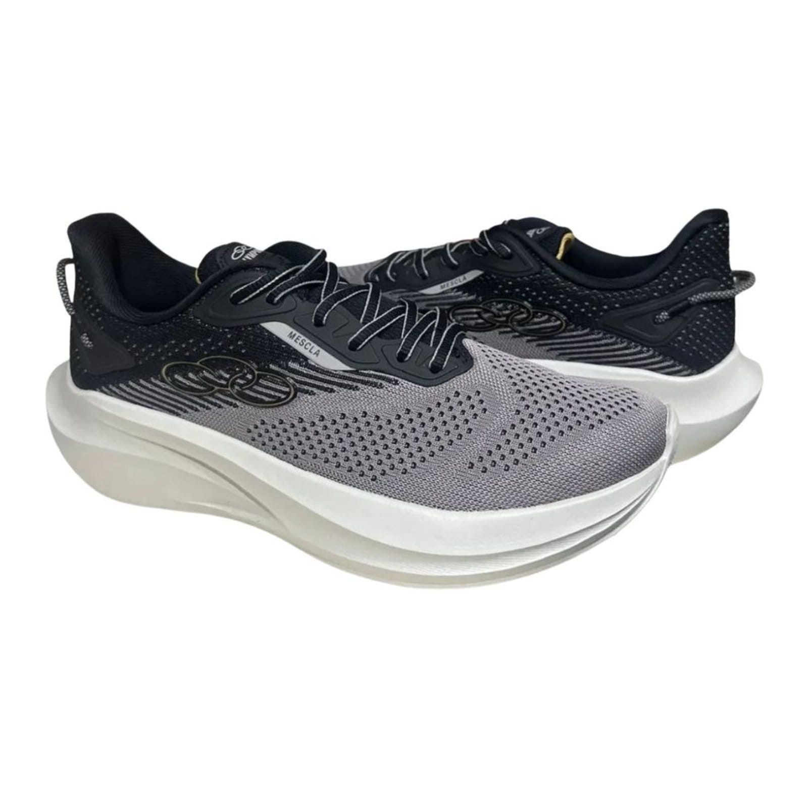 Vista 2 Tênis Running Masculino Olympikus Mescla OLYMPIKUS cinza