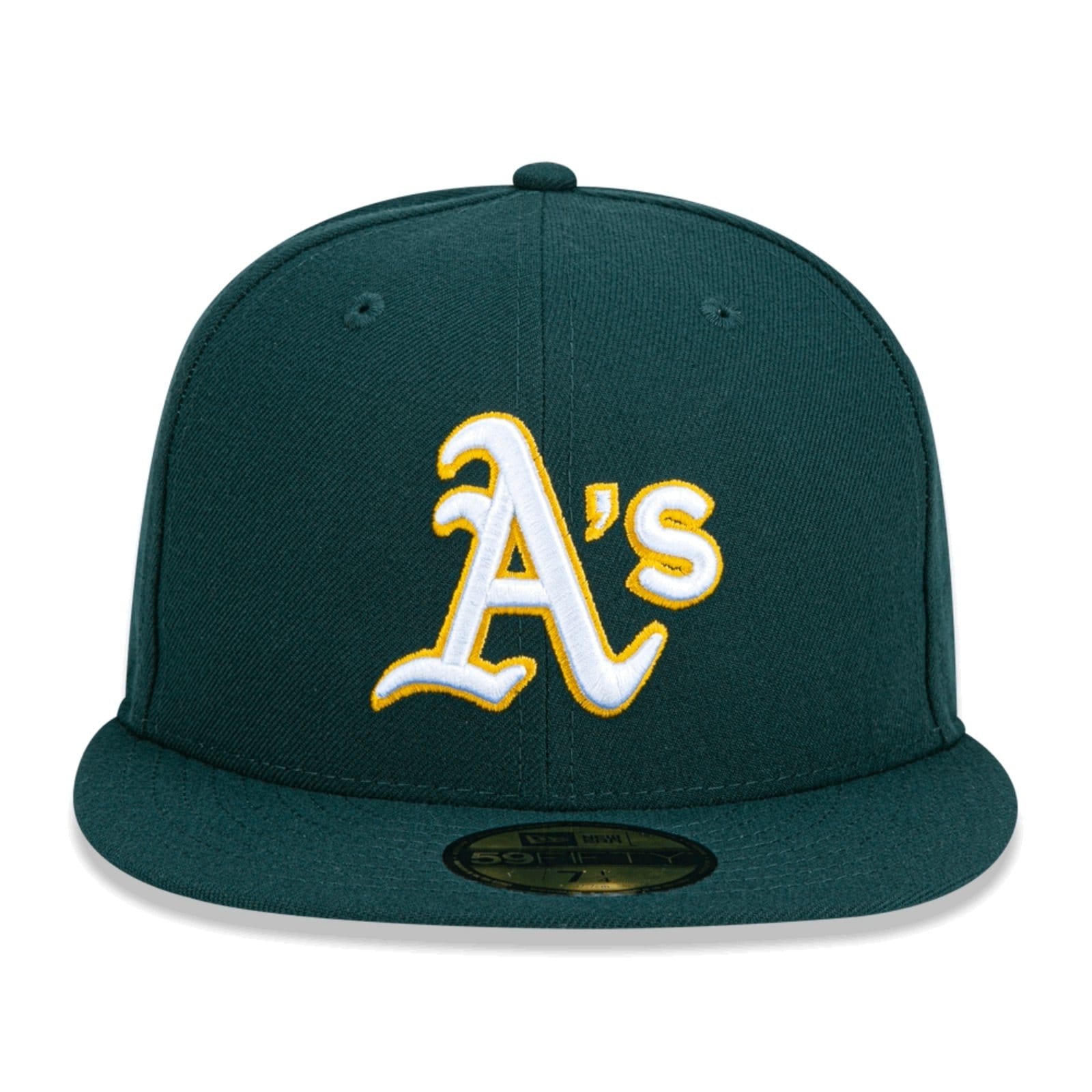 Vista 2 Boné New Era 59fifty Oakland Athletics Aba Reta Fitted new era verde