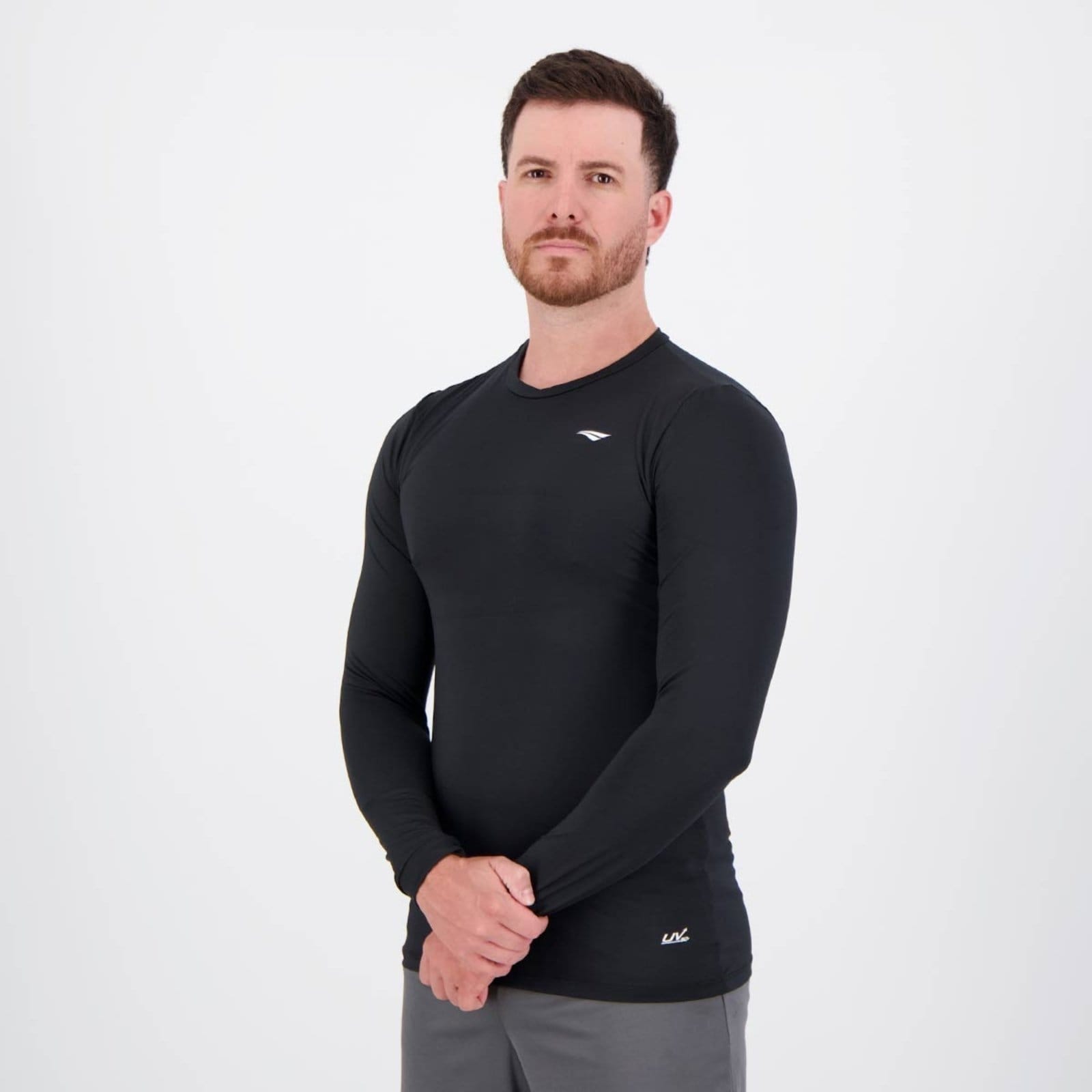 Vista 2 Camisa Térmica Penalty Matis UV Manga Longa Preta Penalty preto