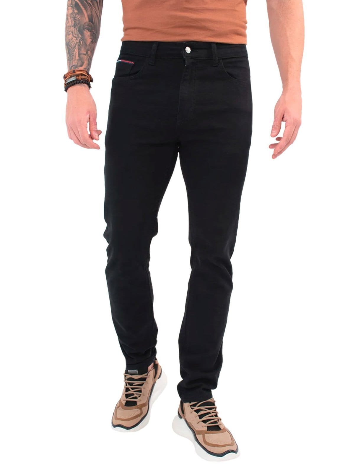 Calça Tommy Hilfiger Masculina Slim Scanton Preta