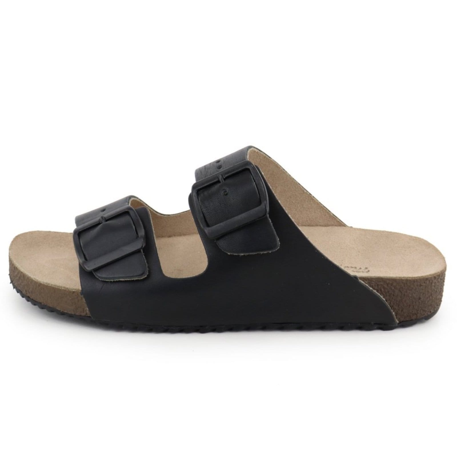 Rasteira Papete Feminina em Couro Acolchoada Maria Paula