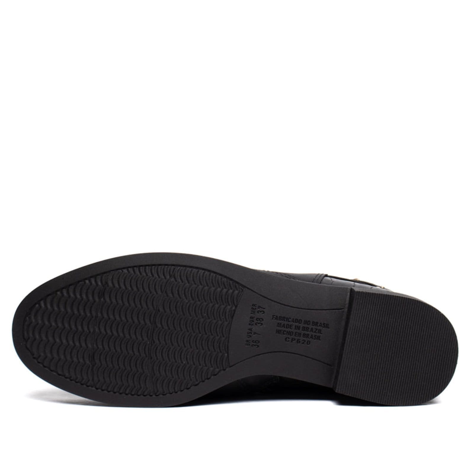 Vista 2 Bota Feminina Campesí Cano Curto Napa Campesi preto