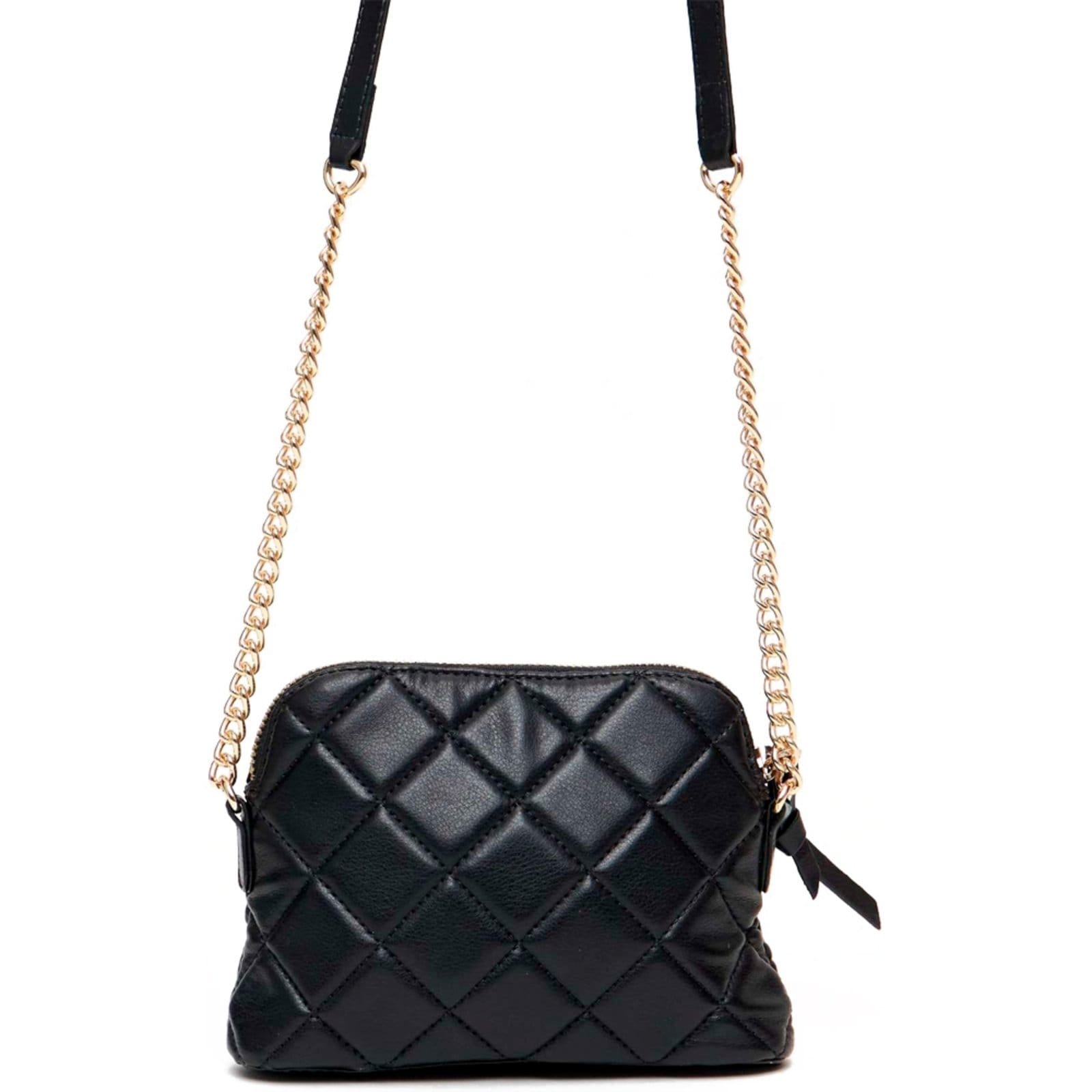 Vista 2 Bolsa Crossbody Lança Perfume Matelase Pr25 Feminino Lança Perfume preto