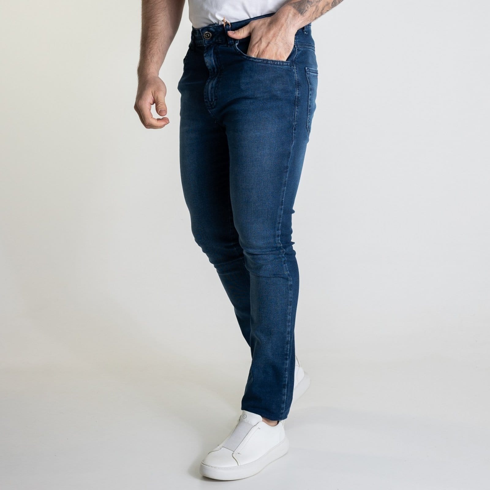 Vista 2 Calça Jeans John John Super Skinny Moscou Jonh John azul