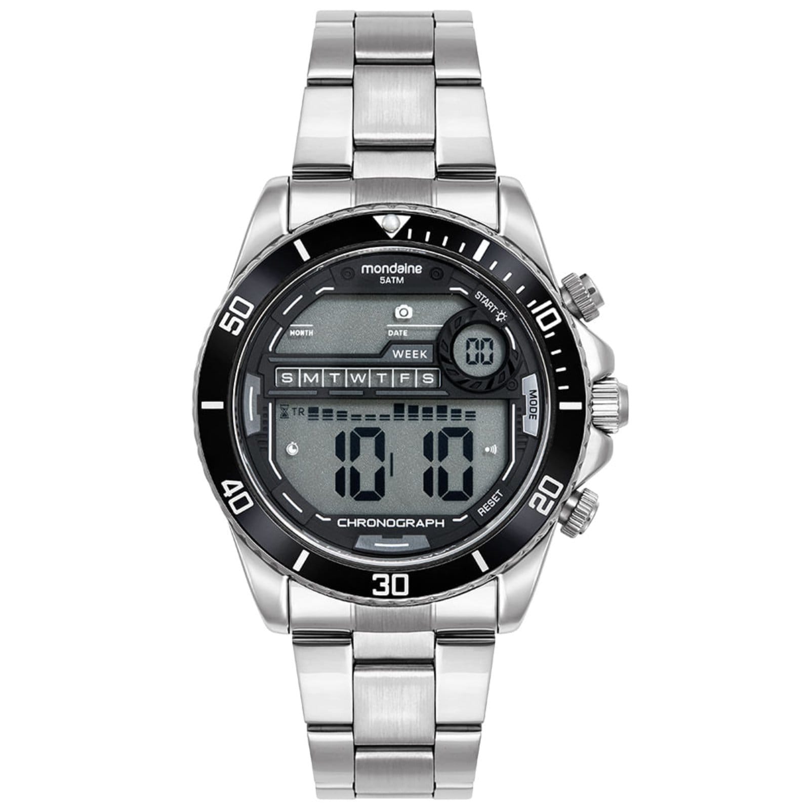 Relógio Masculino Digital Com Alarme Cronógrafo