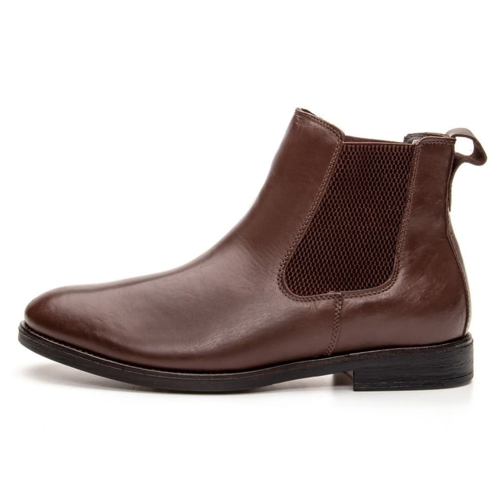Bota de Couro Masculina Chelsea Clube do Sapato de Franca DF Houston