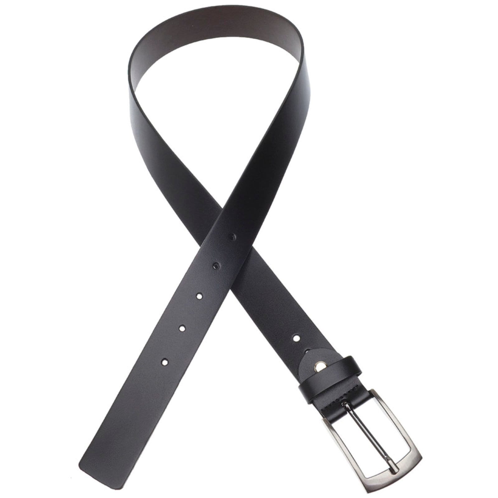 Vista 2 Cinto Masculino social em couro S-36 cor USEPELLE preto