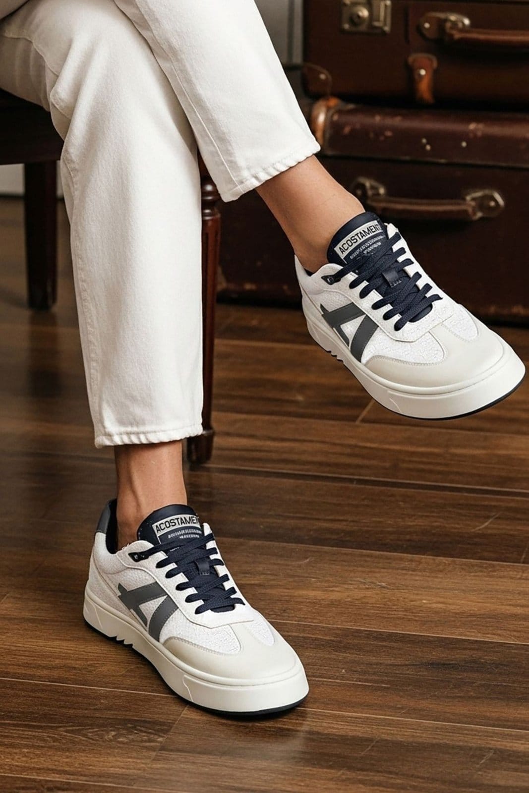 Vista 2 Tênis Lycan Masculino Acostamento ACOSTAMENTO ESSENTIALS branco