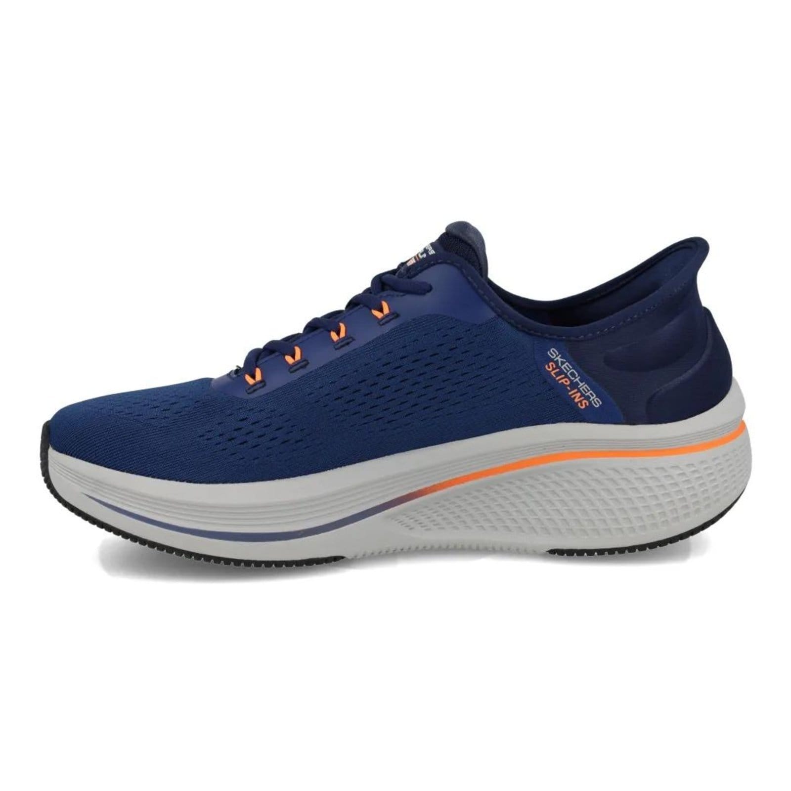 Vista 2 Tênis Skechers Go Run Elevate 2.0 Masculino Skechers azul marinho
