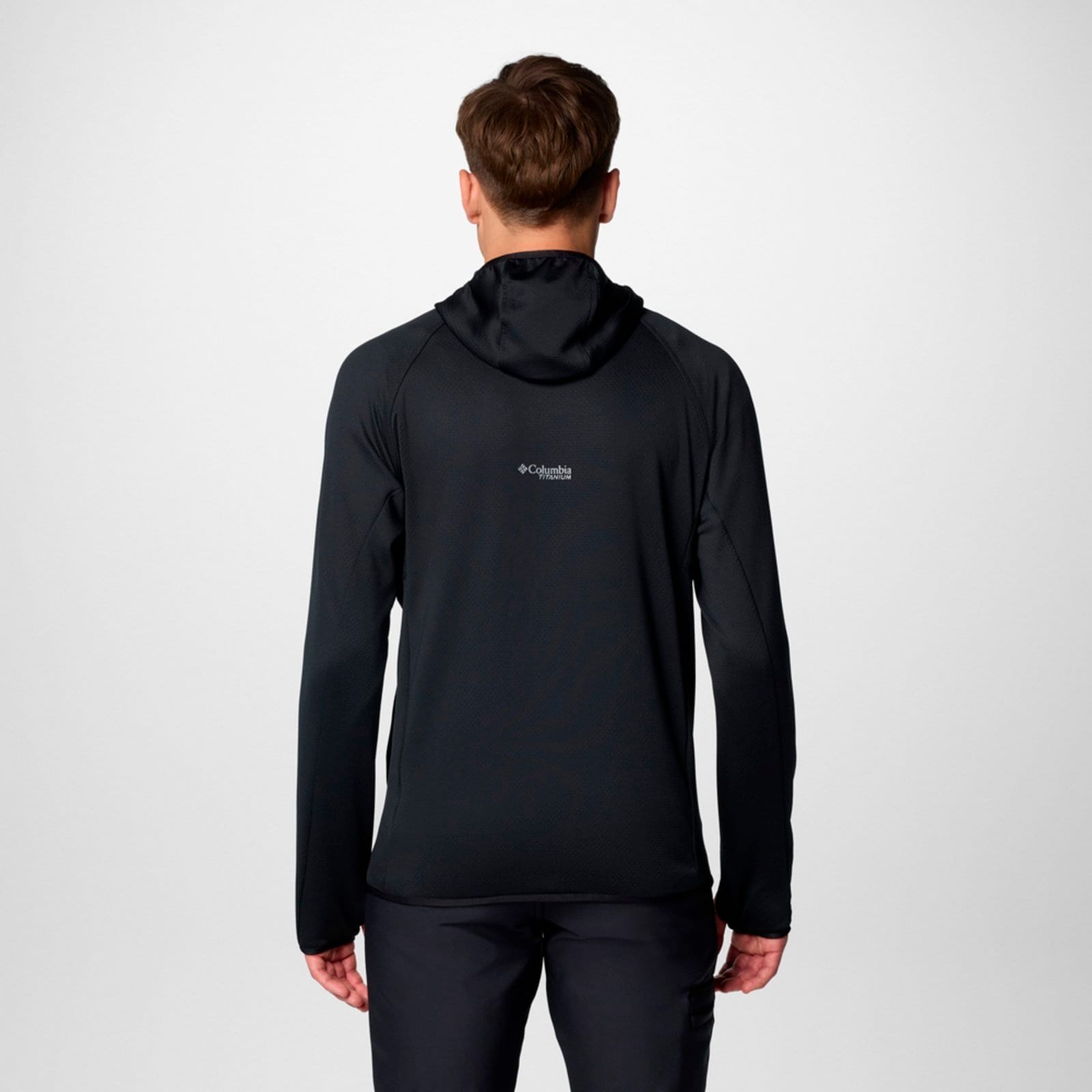 Vista 2 Jaqueta Columbia Triple Canyon Grid Fleece Masculino Columbia preto