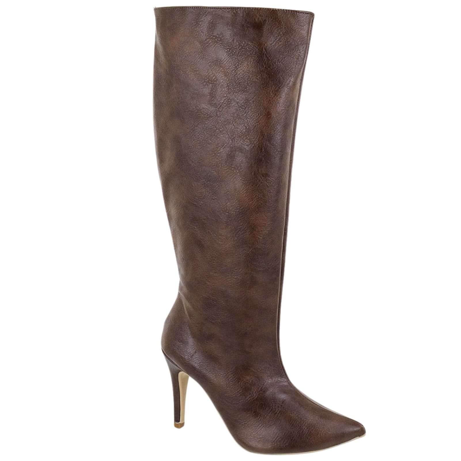 Vista 2 Bota Feminina Cano Alto Hannah Footwear 1712 Destroyed Cacau Hannah Footwear marrom