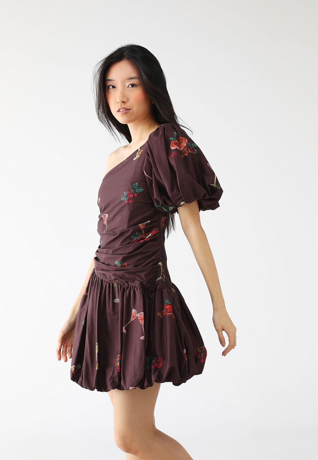 Vestido FARM Curto Coquetel Tropical