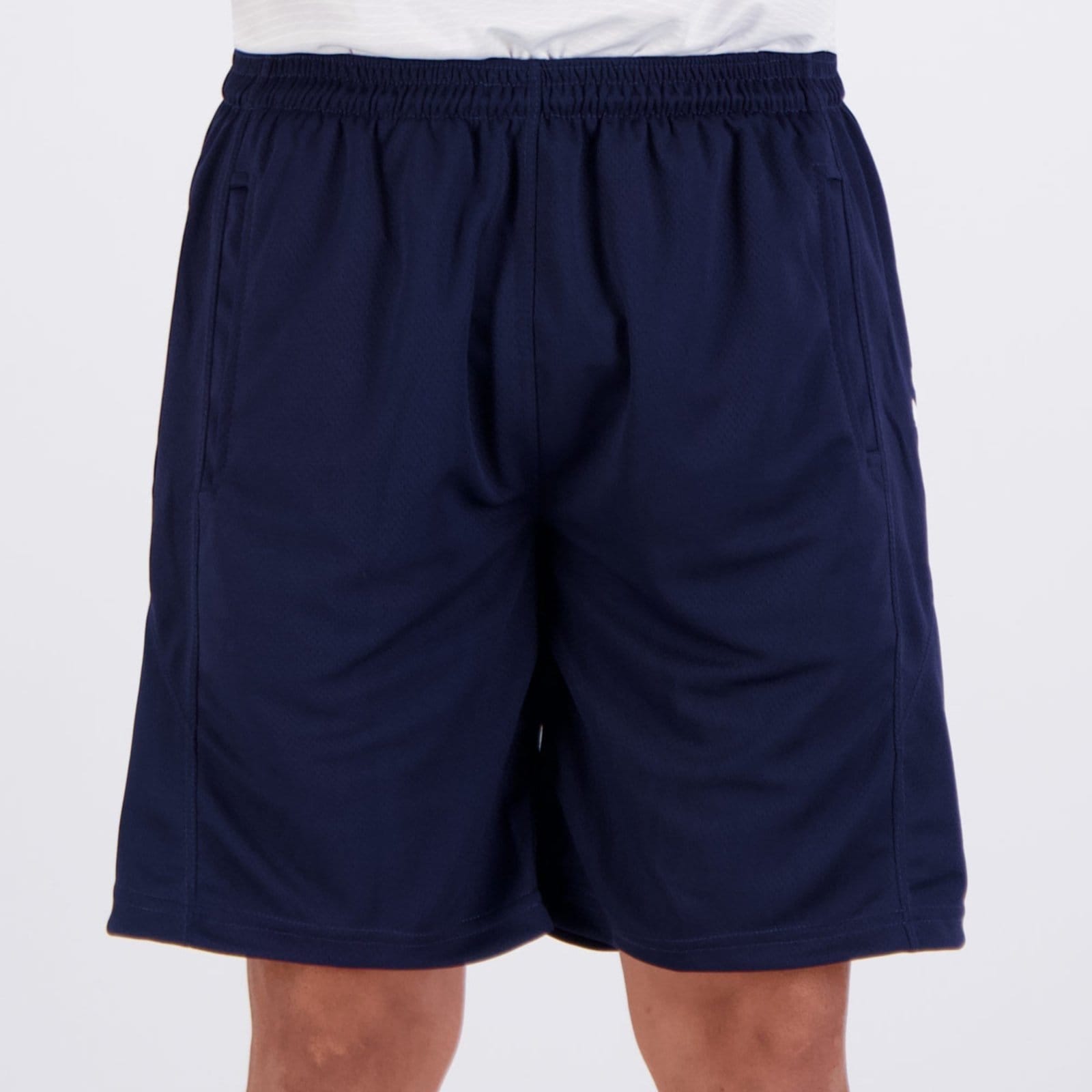 Shorts Kappa Ahora Pro Seven Com Bolso Marinho