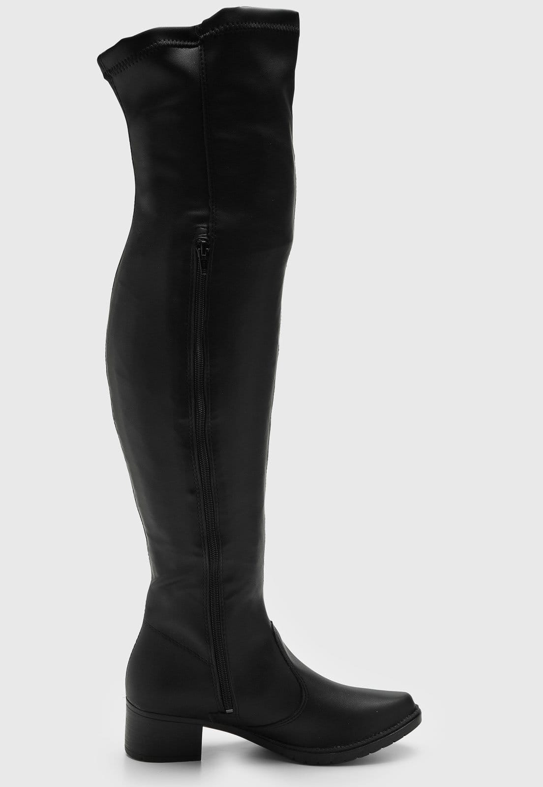 Vista 2 Bota Feminina Mississipi Cano Alto Preta MISSISSIPI preto