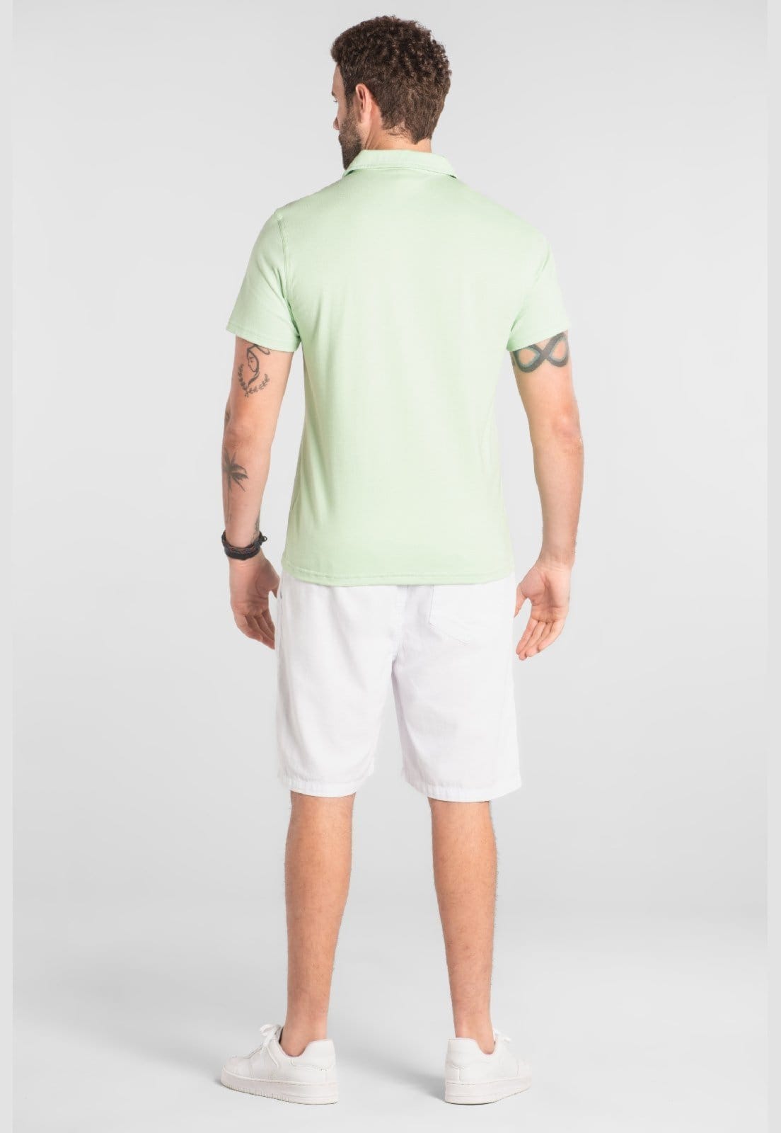 Vista 2 Camisa Polo em Piquet The Philippines The Philippines verde