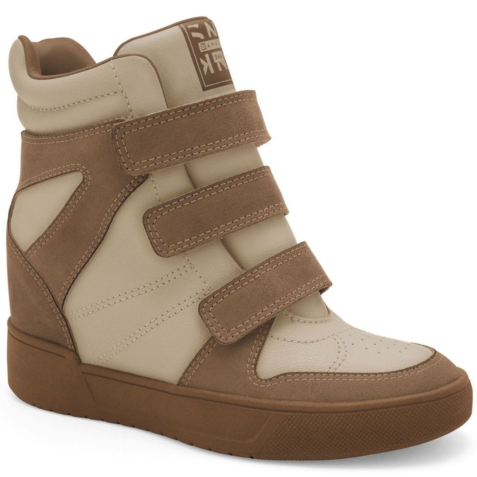 Bota Sneaker Retrô Cacau Bicolor Anabela Ramarim 2591202-1