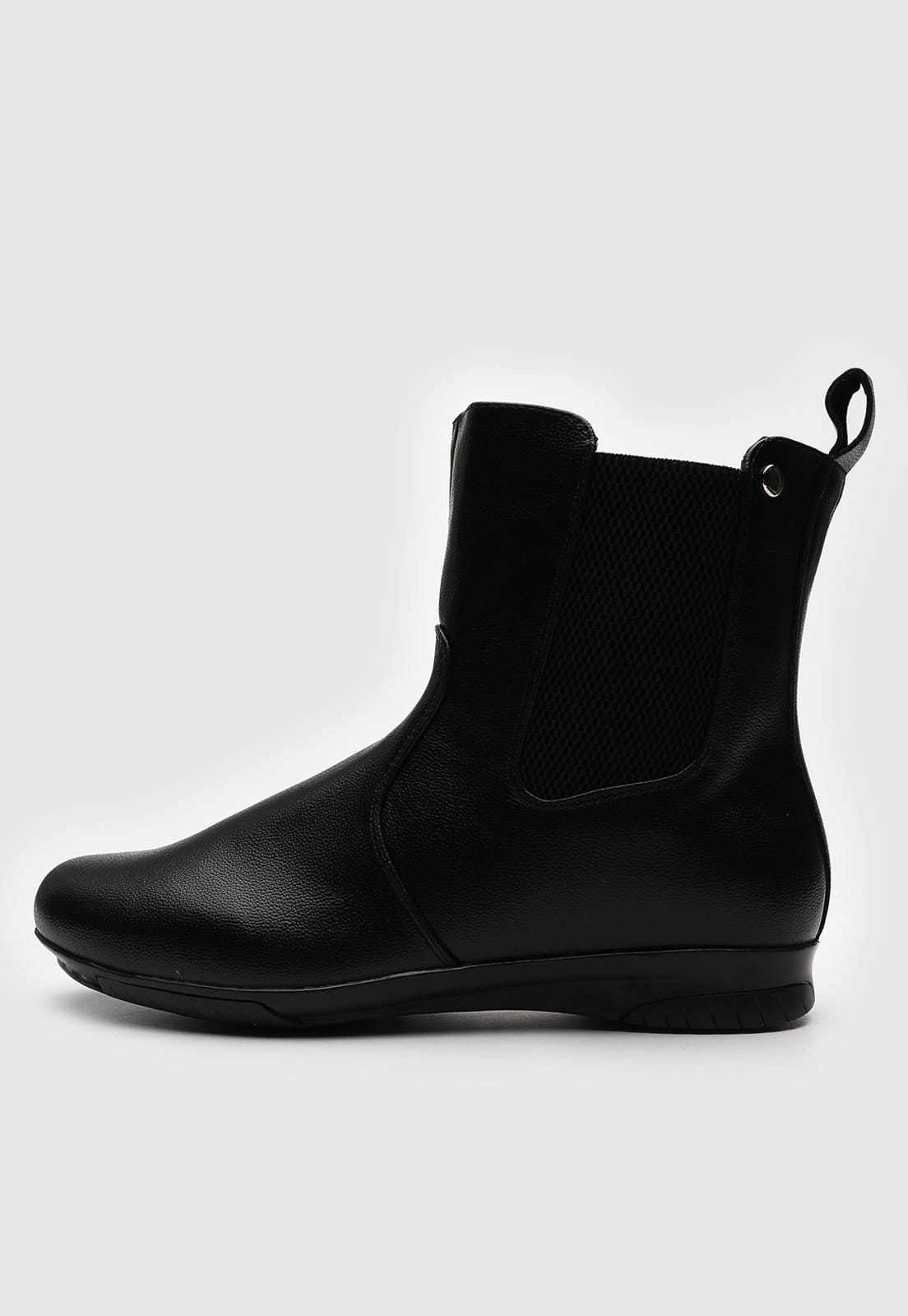 Bota Chelsea Mooncity Cano Baixo Preta