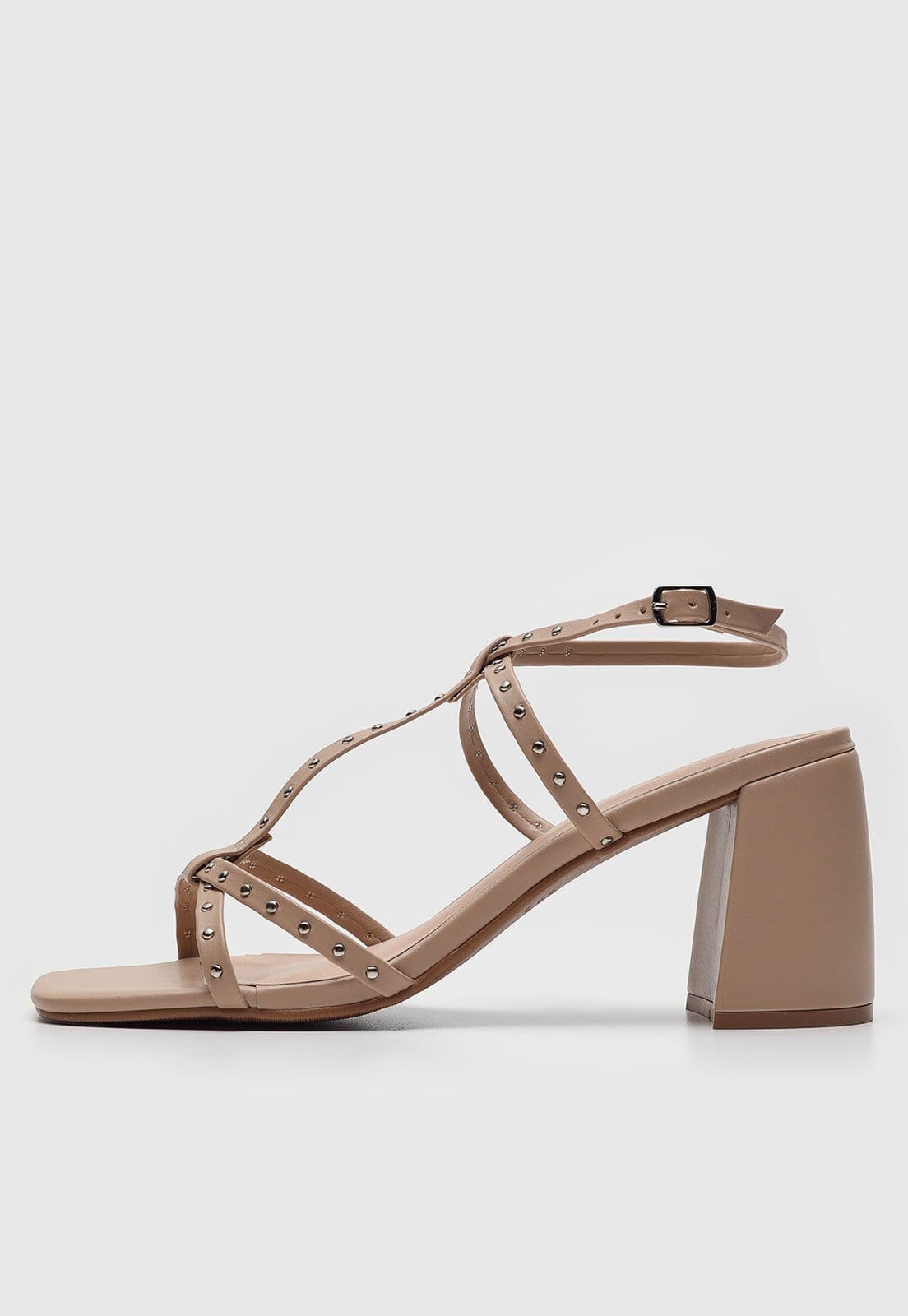 Sandália Dafiti Shoes Tiras Com Aplicação