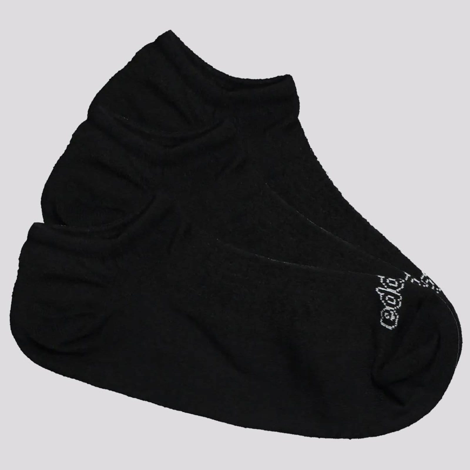 Kit Meia Kappa 9 Pares Super Invisível Preta - 2