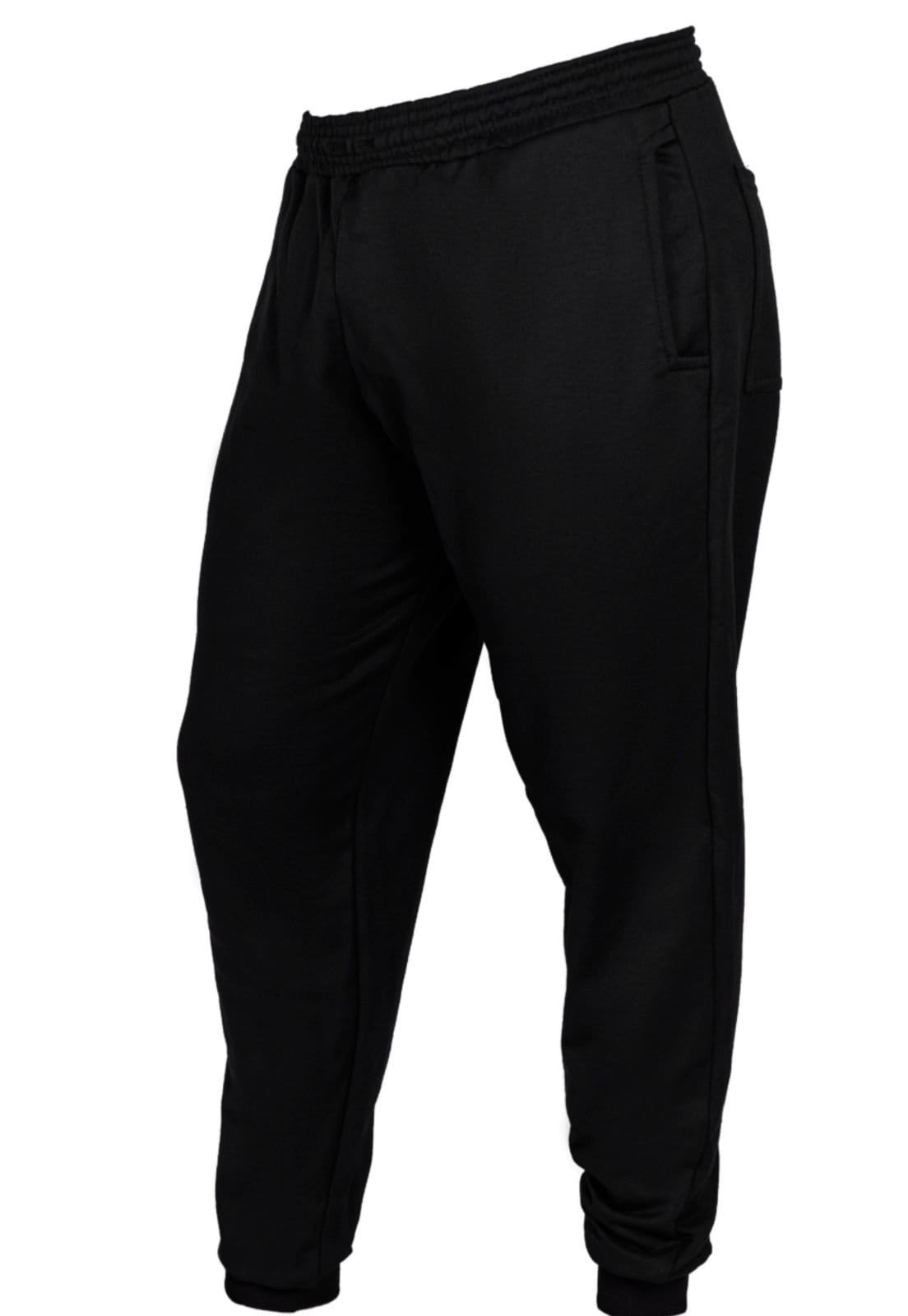 Vista 2 Conjunto Blusa E Calça De Moletom Relaxado Zíper E Claro Relaxado cinza/preto