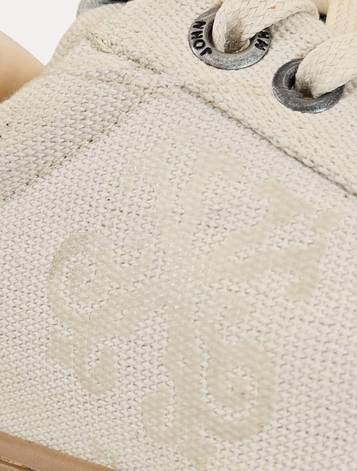 Vista 2 Tênis John John Masculino Lona Canvas Overlay Off-White John John off-white white
