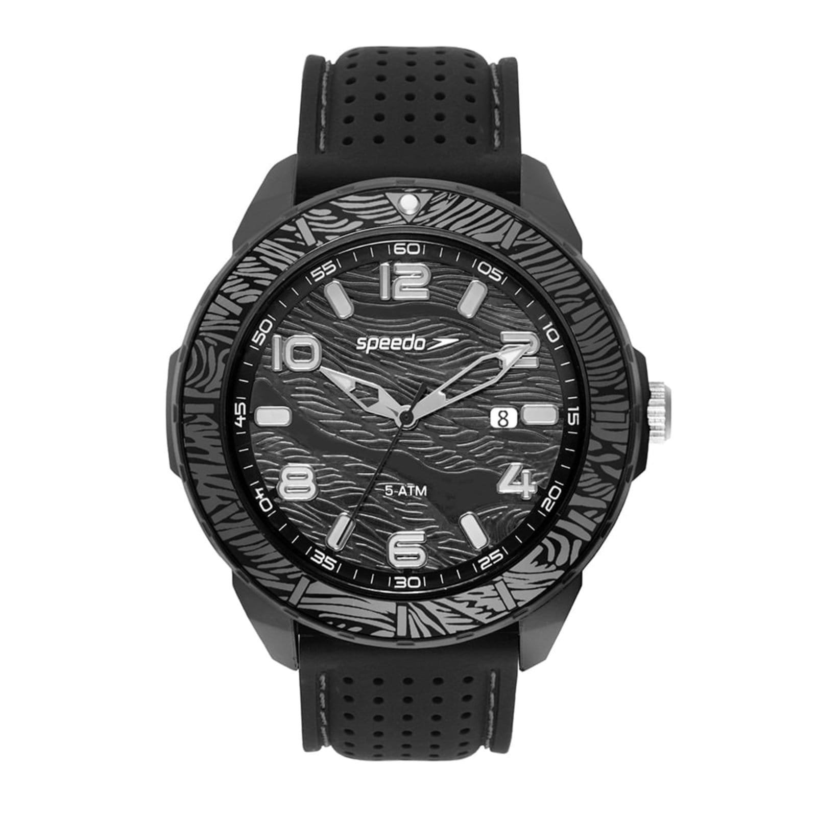 Relógio Masculino Speedo Calendário Visor Texturizado
