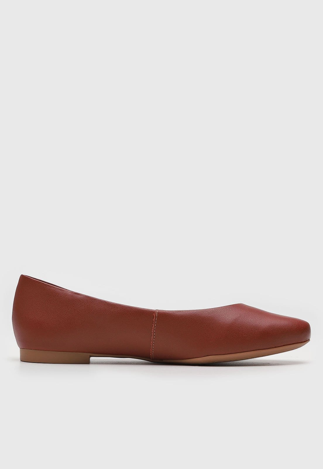 Vista 2 Sapatilha Feminina Usaflex Bico Redondo Vermelha Usaflex vermelho