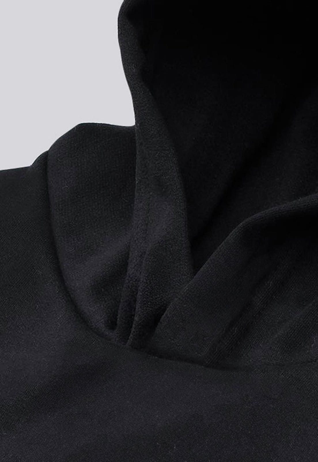 Vista 2 Blusa de Frio Moletom Flanelado Benellys Alien ET Canguru Benellys preto