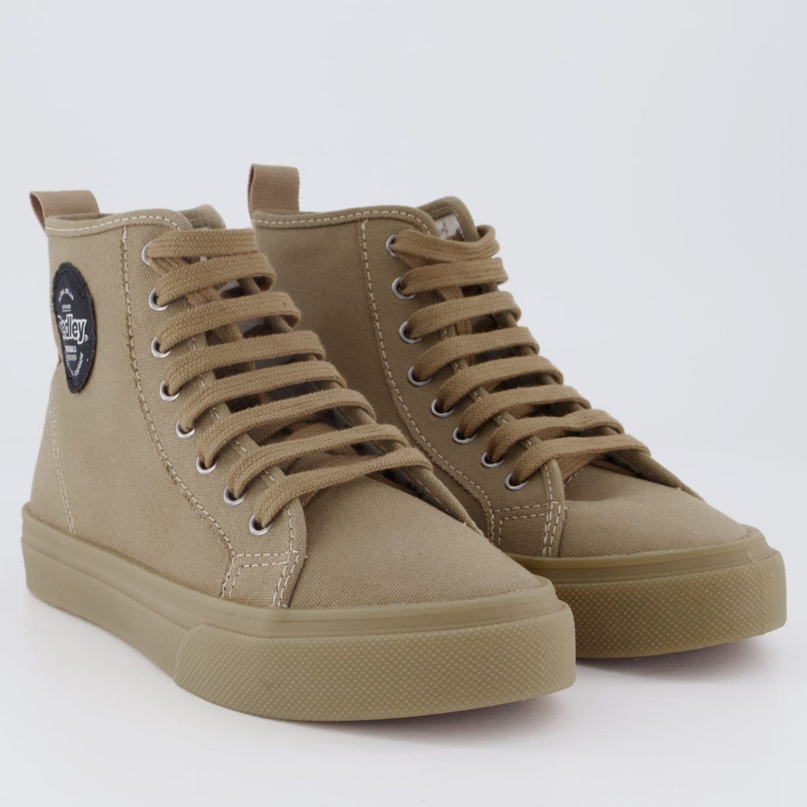 Vista 2 Tênis Redley High Látex Feminino Caqui Redley marrom caqui