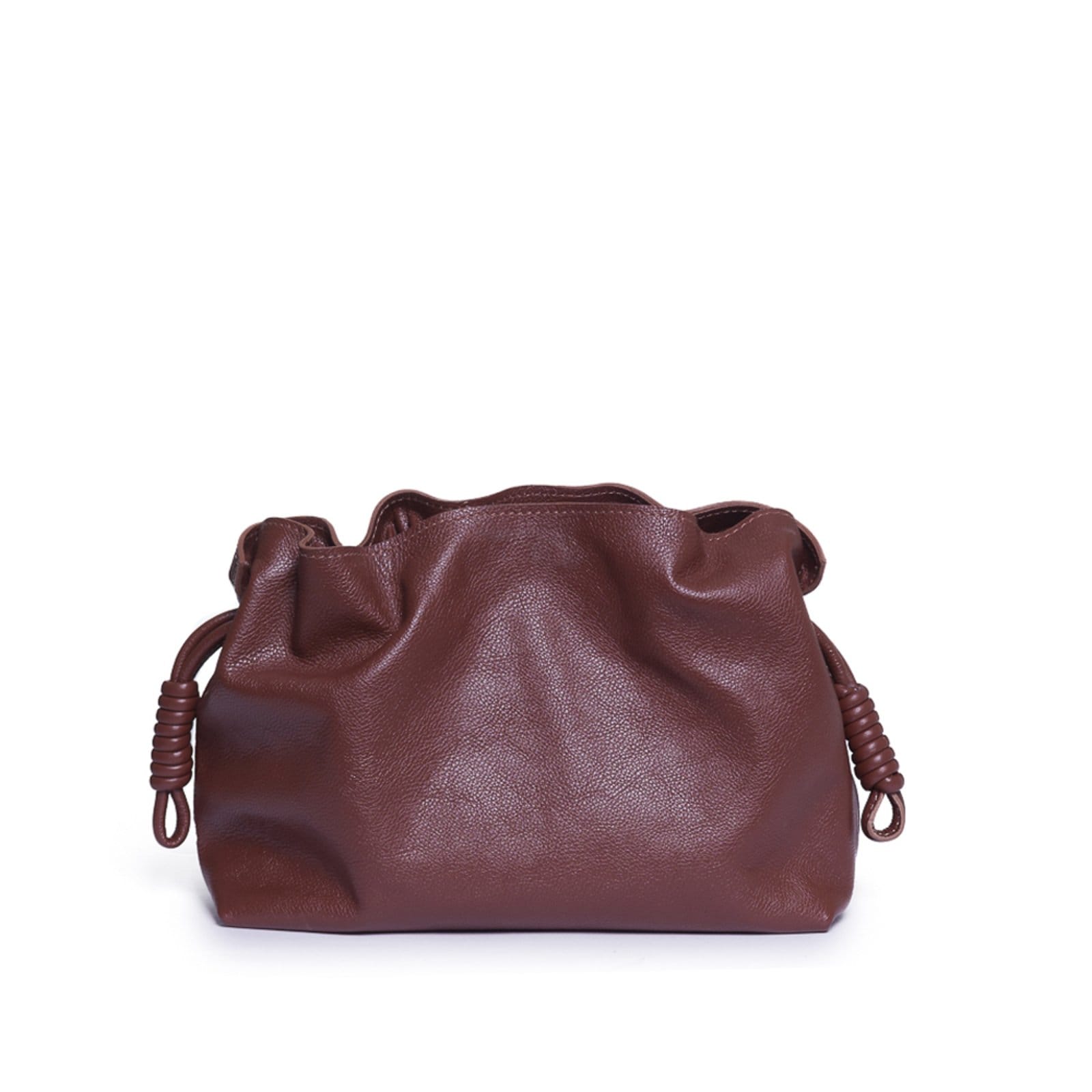 Vista 2 Bolsa MY.NA Saco Lorena Couro Legítimo MY.NA marrom