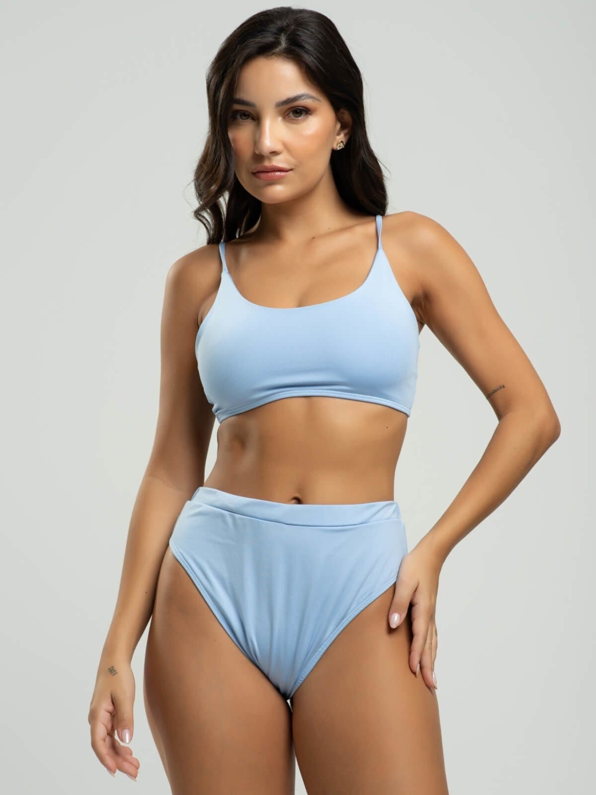 Biquini Faixa Calcinha Hot Pants Bojo Removivel Proteção Uv 50+ Vicbela Serenity