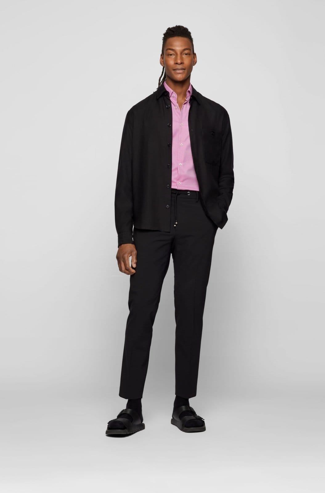 Camisa Slim Fit Em Tecido Stretch De Desempenho - 2