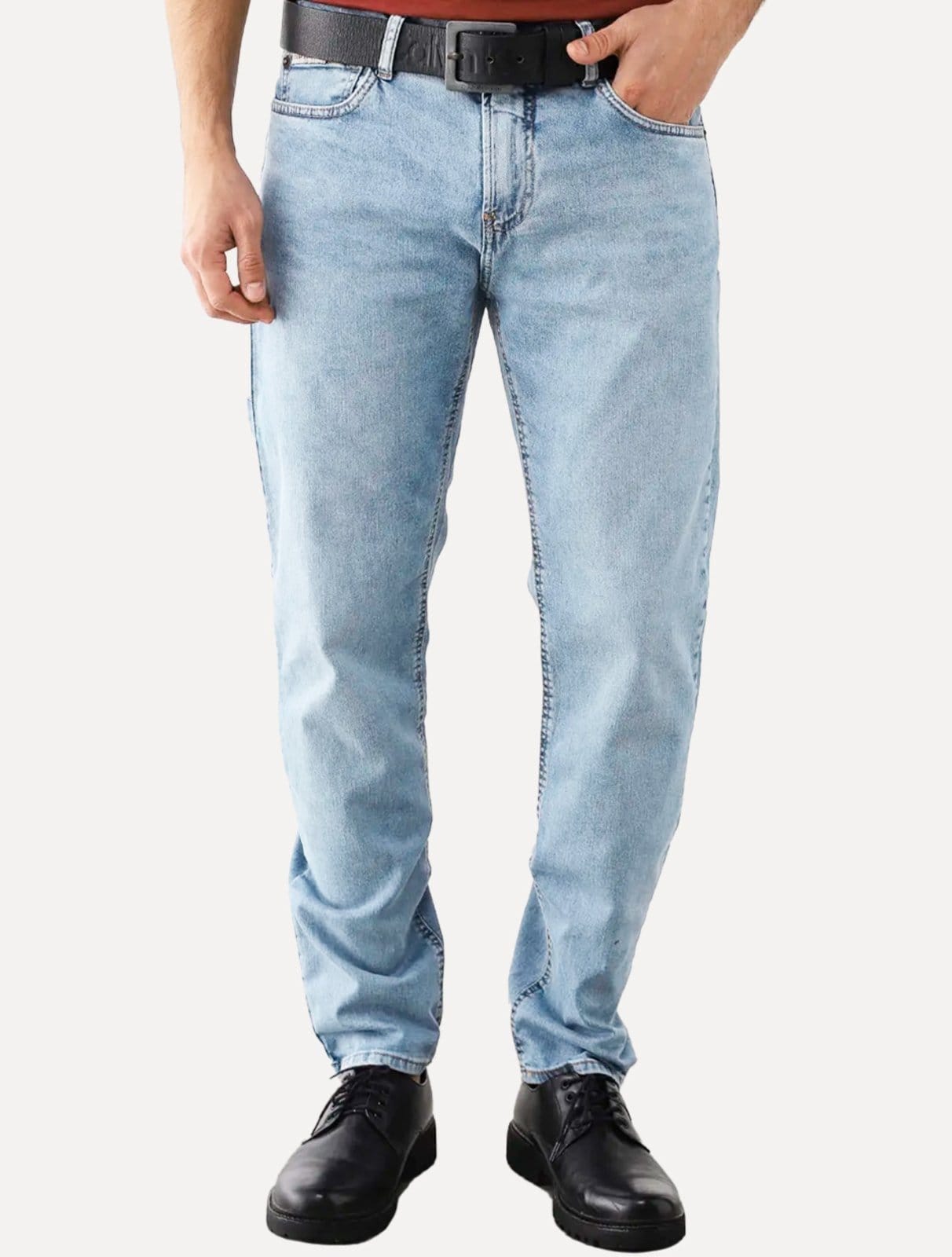 Calça Jeans Calvin Klein Slim 5 Pockets Claro