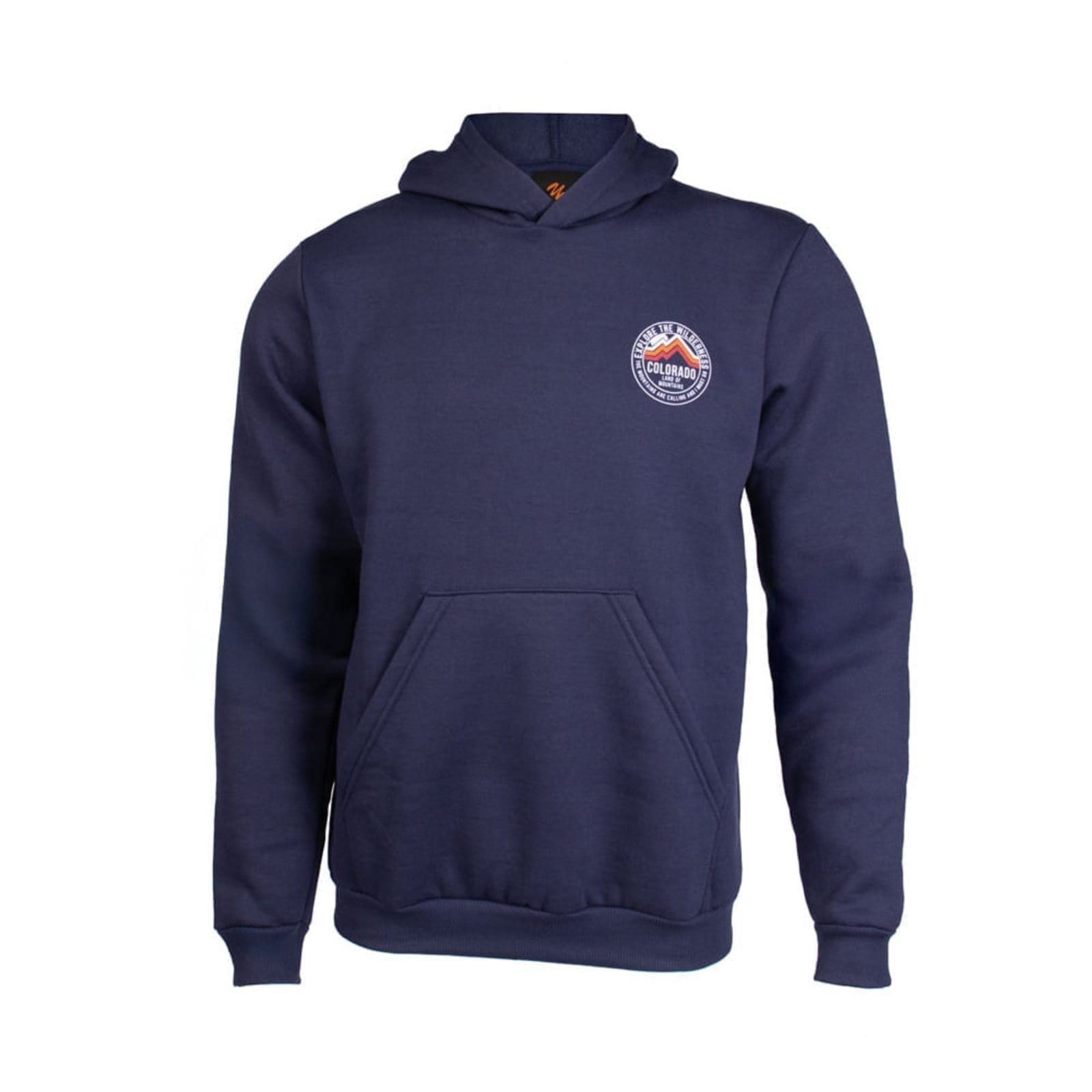 Moletom Masculino Desayner Capuz Estampa Colorado Marinho - 2