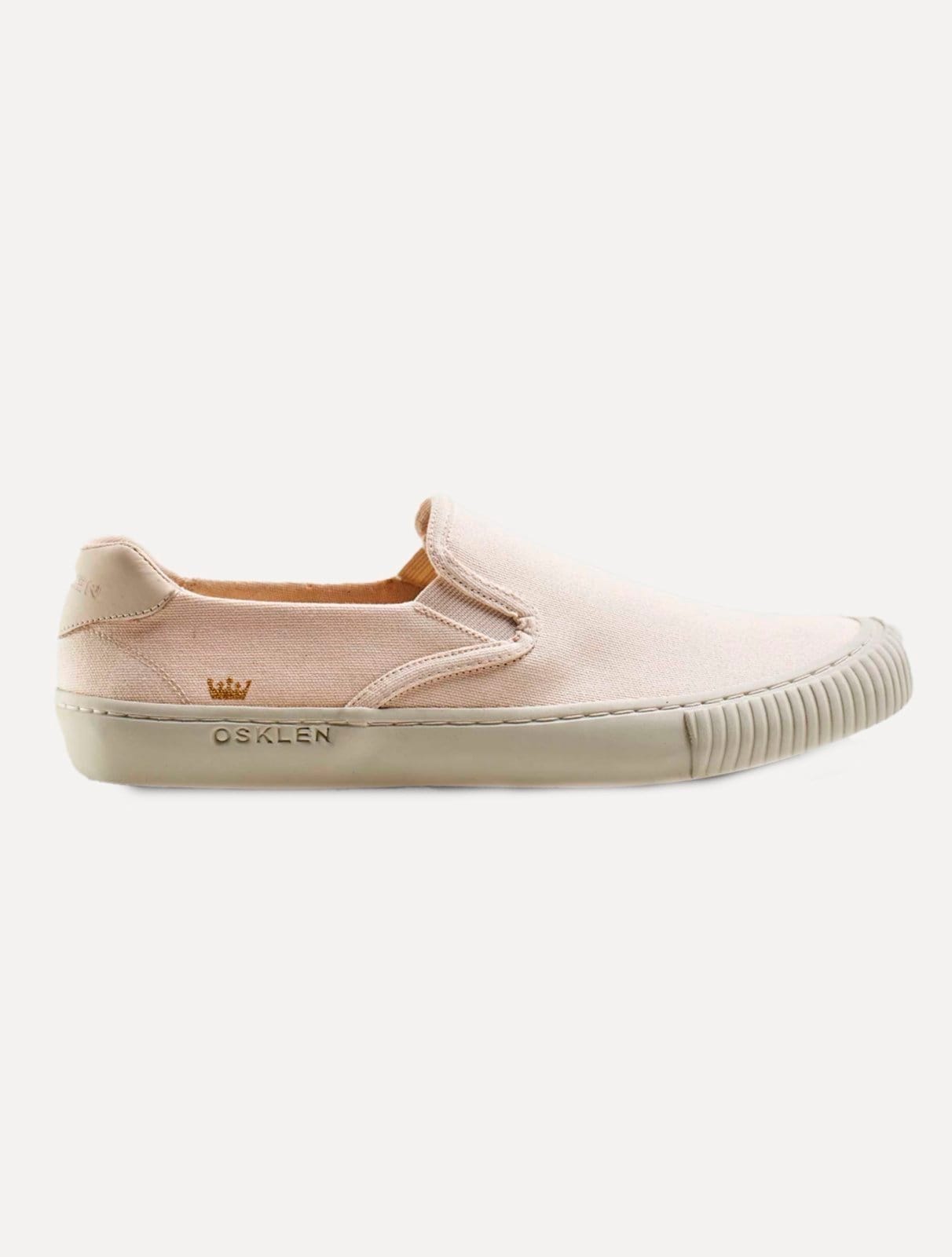 Tênis Osklen Masculino Slip On Canvas Off-White