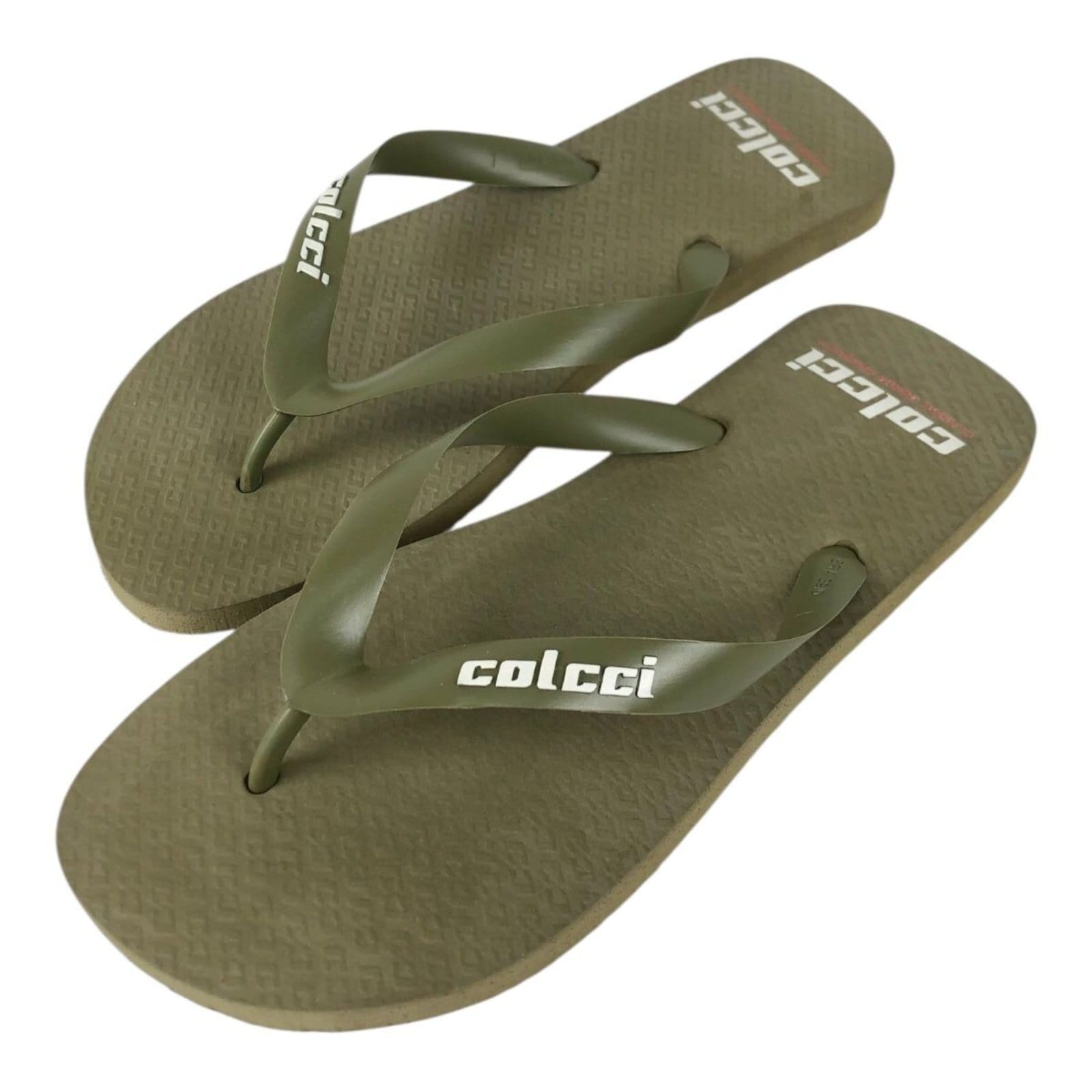 Vista 2 Chinelo Masc Classic Denim Colcci Verde Cilantro Colcci verde denim